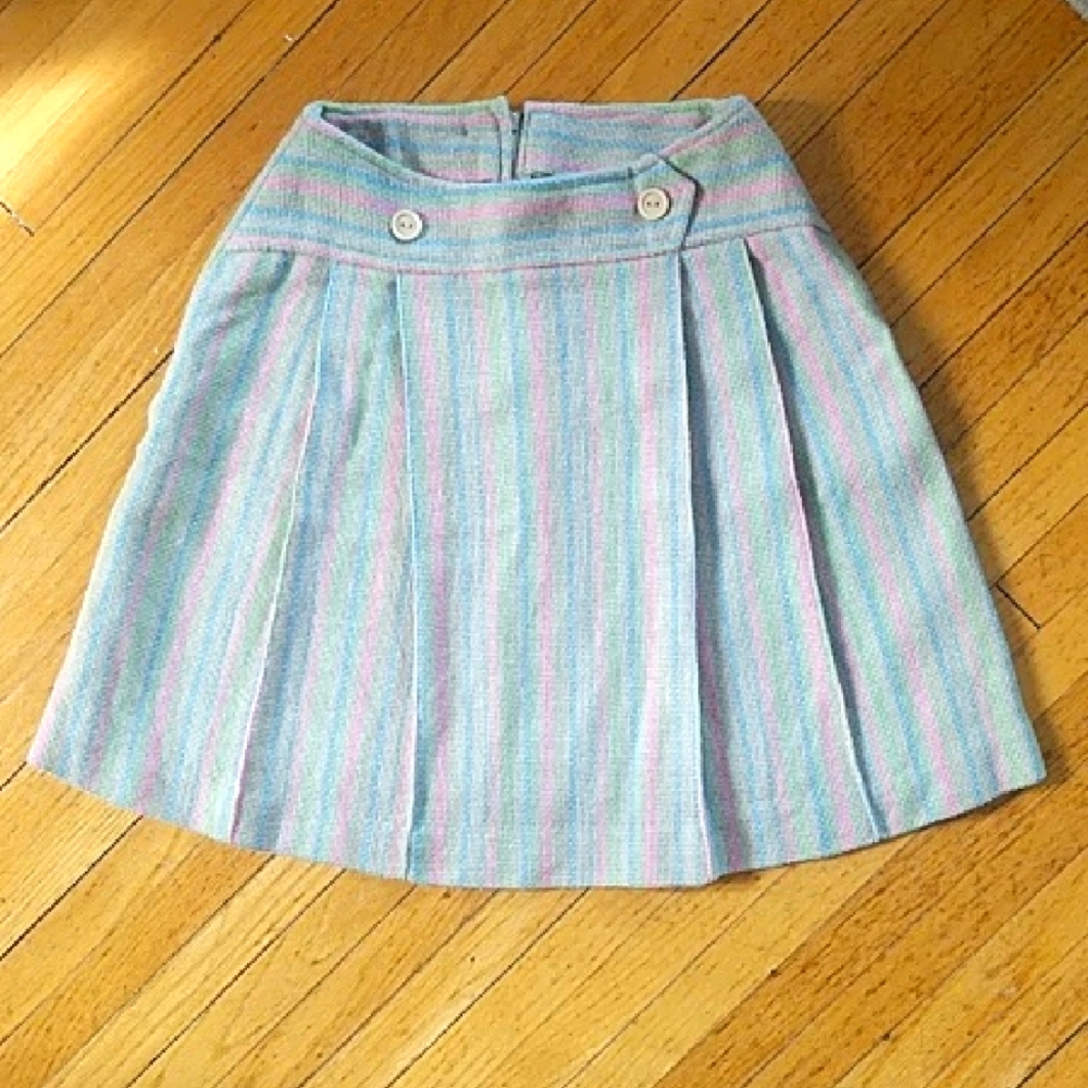 Vintage Pastel Rainbow Skirt